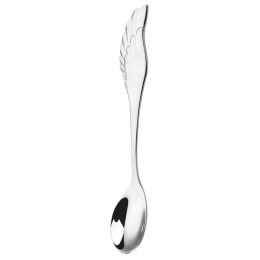 304 Stainless Steel Coffee Spoon Creative Net Red Wings Spoon Ice Cream Spoon Dessert Spoon Fork Spoon Spoon Gift Tableware