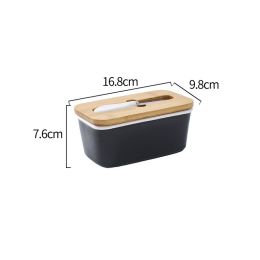 Ceramic Butter Box With Lid And Knife Creative Sealed Storage