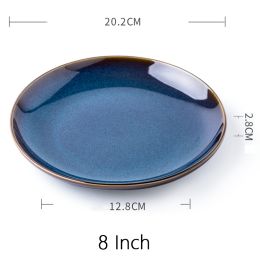 Creative Household Simple Shallow Plate Ceramic Dish