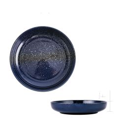 Japanese-style Household Deep Mouth Dish Ceramic Large Soup Plate Creative Round