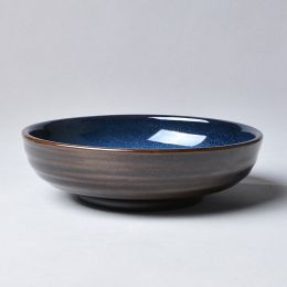 Japanese Style Kiln Changed Ceramic Soup Plate