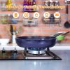 Frying Pan Sets Non Stick 3Pieces, Blue 3D Diamond Cookware, 20/24cm Frying Pan, 18cm Saucepan - Pots and Pans Set, Aluminum Ceramic Coating - Suitabl