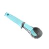 Non-stick Ice Cream Scoop with Easy TPR Material Trigger Release Spoon Anti-Freeze Plastic Lever Scoop for Cookies Ice Cream Fruit Baller