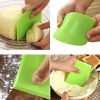 Plastic Dough Cutter Food-Safe Dough Scraper Bowl Scraper Flexible Scraper Multipurpose Food Scrappers for Bread Dough Cake Fondant Icing Baking Tool