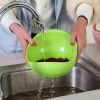 Creative Kitchen Rice Cleaner Rice Sieve Home Rice Bowl Plastic Drain Basket Vegetable Washing Basin Multifunctional