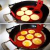 Silicone 7 Holes Fried Egg Mold Pancake Maker Mold Forms Non-Stick Easy Omelette Mold Kitchen Accessories