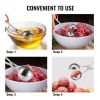 Kitchen Tool Stainless Steel Maker Meatball Maker Tongs And Innovative Container Burger Press Model