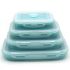 Reusable Pizza Storage Container with  Microwavable Serving Trays - Adjustable Pizza Slice Container to Organize & Save Space - BPA Free, Microwave, &
