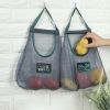 Hanging Kitchen Storage Mesh Bags, Reusable Kithchen Grocery Bags Large Capacity Shopping Bags for Fruits Vegetables