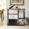 Home Kitchen Baker's Rack Microwave And Food Industrial Shelf