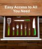 Adjustable Expandable Kitchen Utensils Drawer Organizer  For Bamboo Flatware Organizer