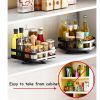 Turntable Lazy Susan Organizer Rotating Spice Storage Rack Organization for Kitchen Countertop Cabinet